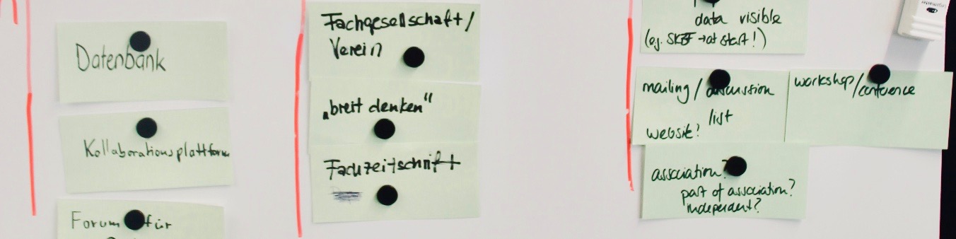 Selected results of the group discussions on desirable aspects of stronger institutionalization